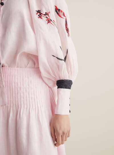 Chloe Linen Maxi Skirt | Blossom