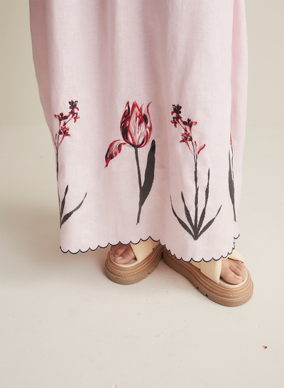 Chloe Linen Maxi Skirt | Blossom
