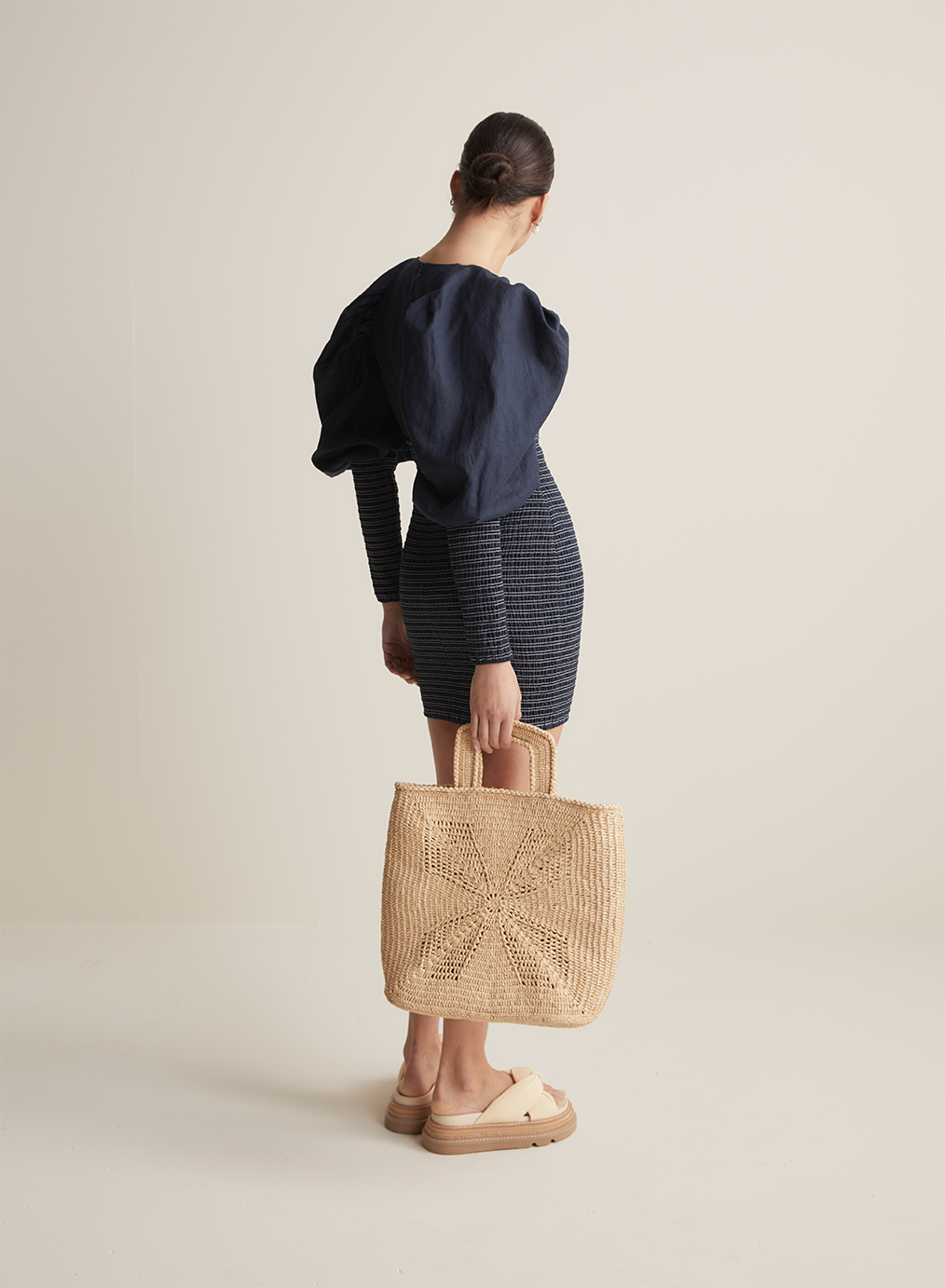 Jeanne Mini Shirred Dress