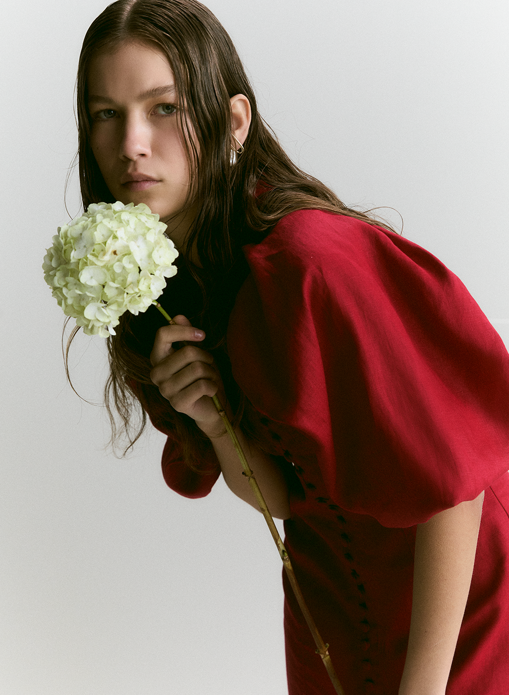 Flora Linen Mini Dress