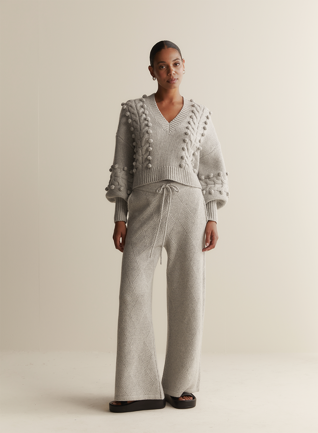Elsa Wool Knit | Grey Marle