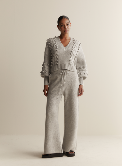 Elsa Wool Knit | Grey Marle