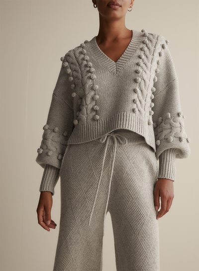 Elsa Wool Knit | Grey Marle
