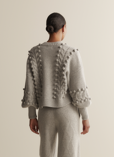 Elsa Wool Knit | Grey Marle