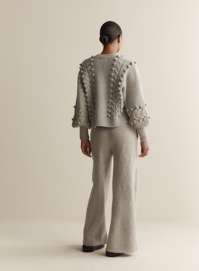 Elsa Wool Knit | Grey Marle