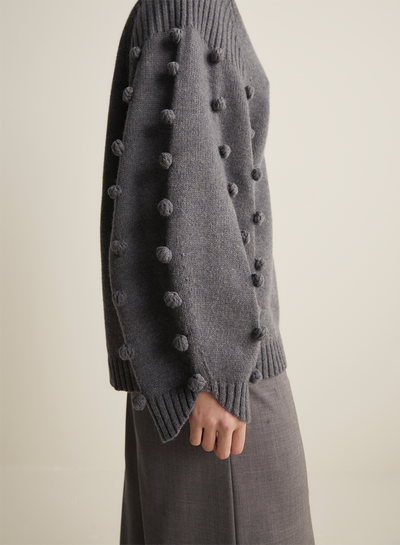 Katie Wool Knit | Charcoal Marle