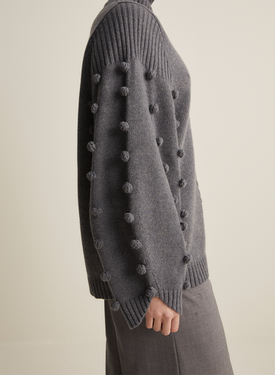 Katie Wool Knit | Charcoal Marle