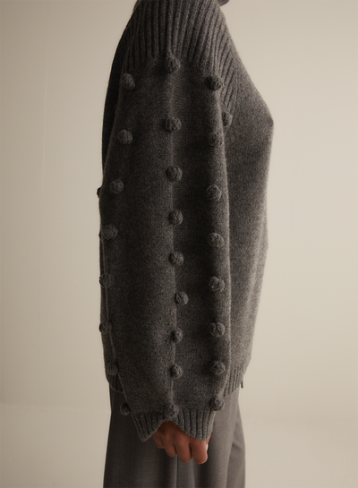 Katie Wool Knit | Charcoal Marle