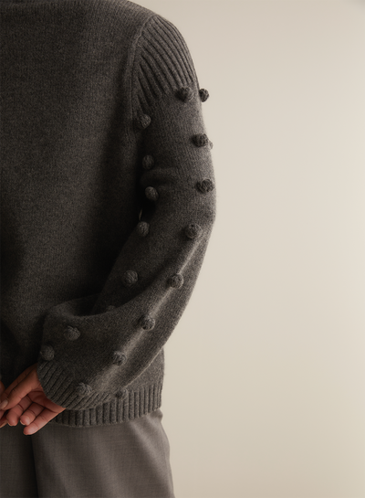 Katie Wool Knit | Charcoal Marle