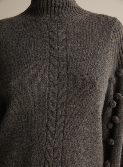 Katie Wool Knit | Charcoal Marle
