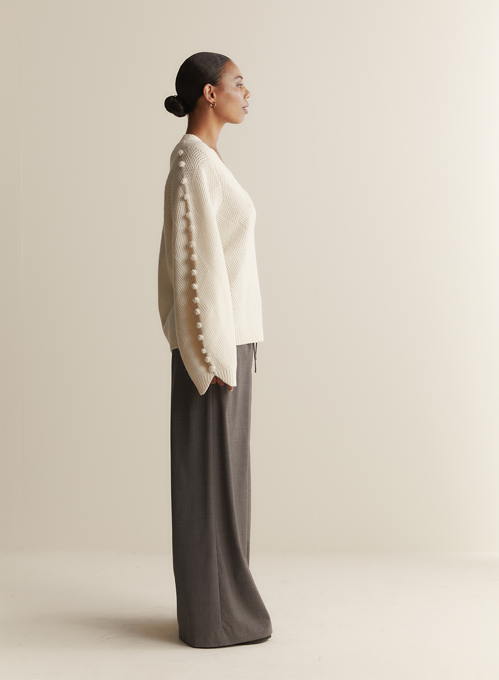 Celeste Wool Knit | Cream