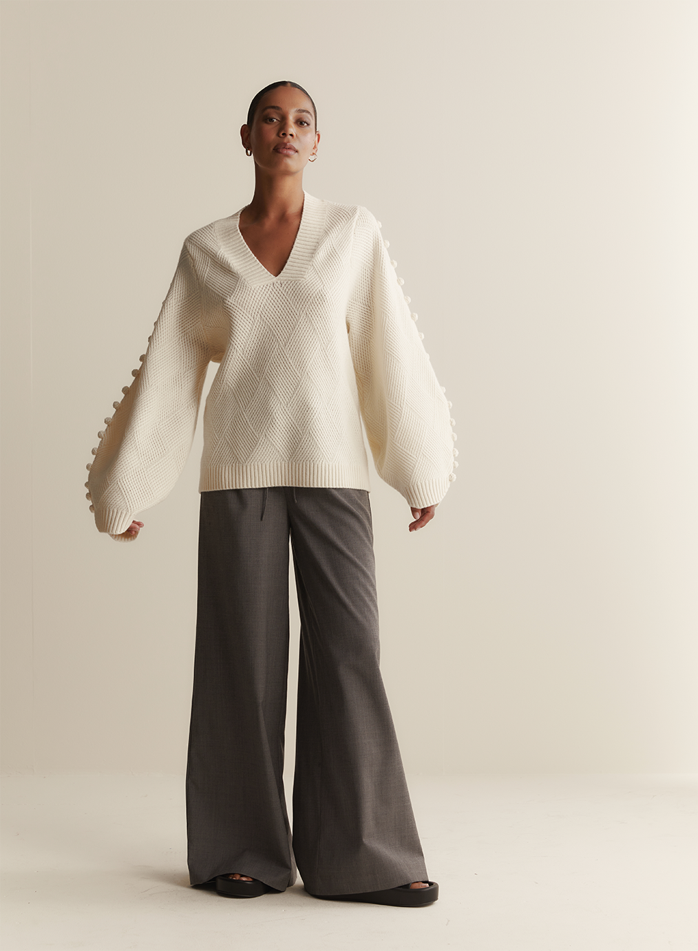 Celeste Wool Knit | Cream