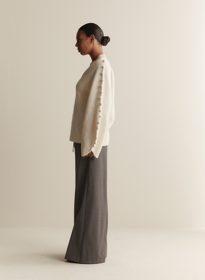 Celeste Wool Knit | Cream
