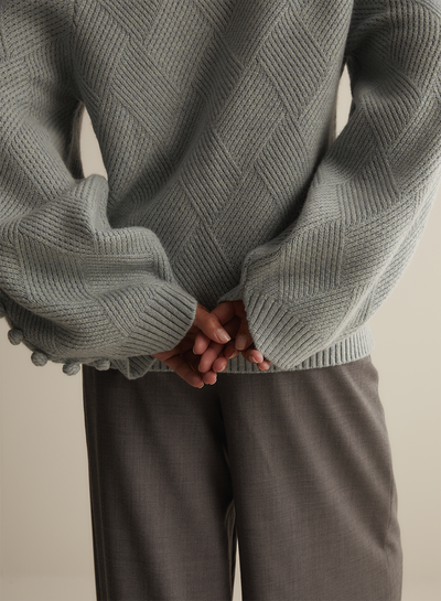 Celeste Wool Knit | Seafoam Marle