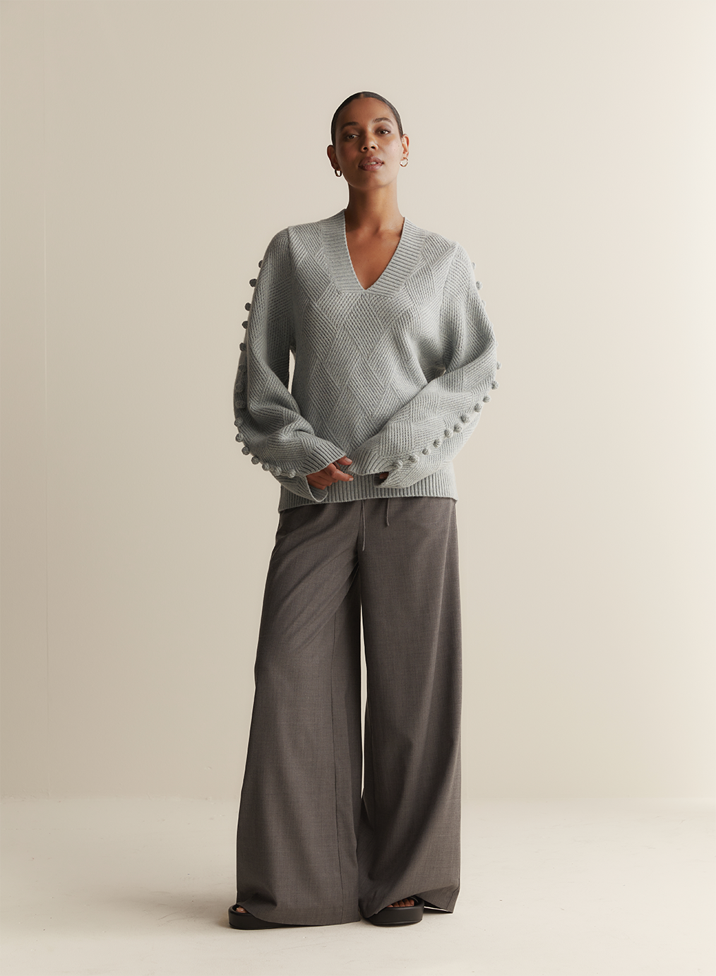 Celeste Wool Knit | Seafoam Marle