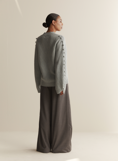 Celeste Wool Knit | Seafoam Marle