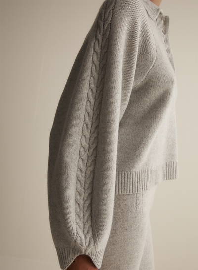 Jenny Wool Knit | Grey Marle