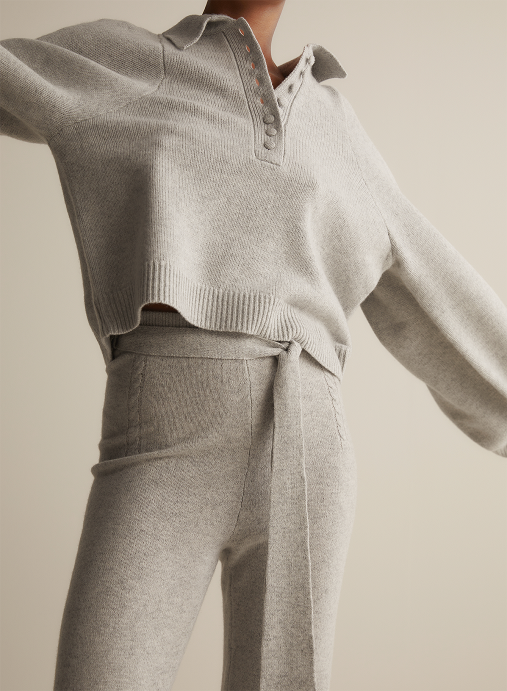 Jenny Wool Knit | Grey Marle