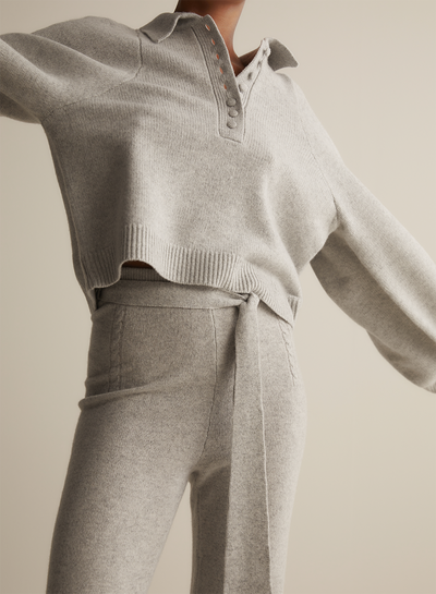 Jenny Wool Knit | Grey Marle