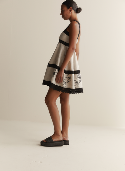Natalia Linen Mini Dress