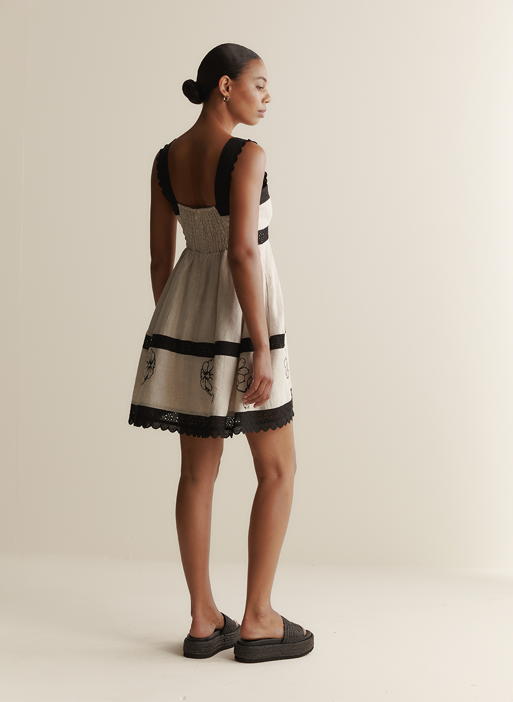 Natalia Linen Mini Dress