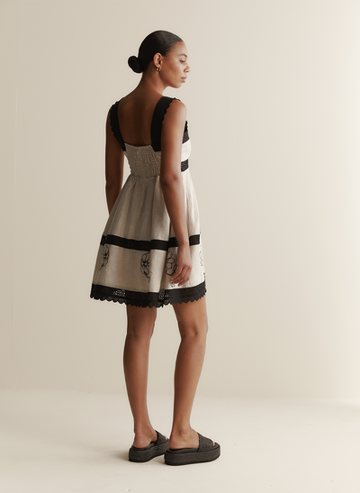 Natalia Linen Mini Dress