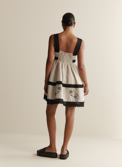 Natalia Linen Mini Dress