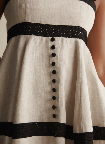 Natalia Linen Mini Dress