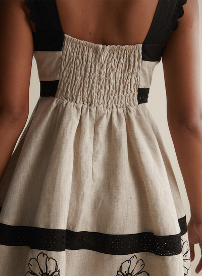 Natalia Linen Mini Dress