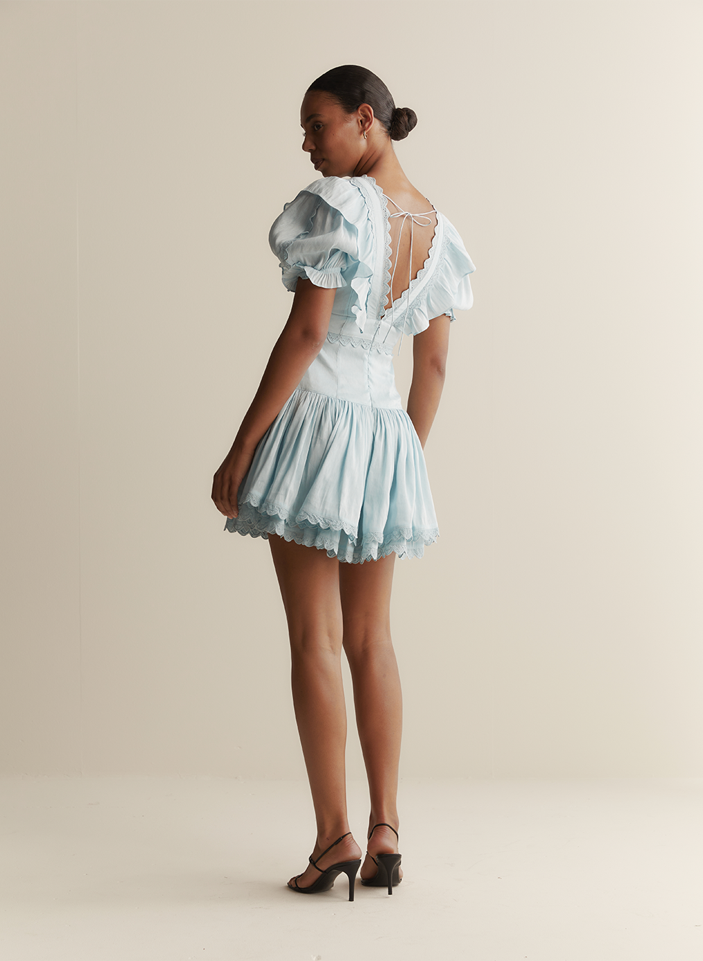 Miranda Silk Linen Mini Dress