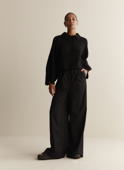 Alena Wool Knit | Black