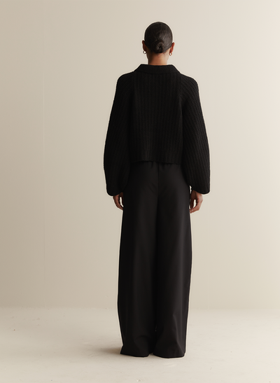 Alena Wool Knit | Black