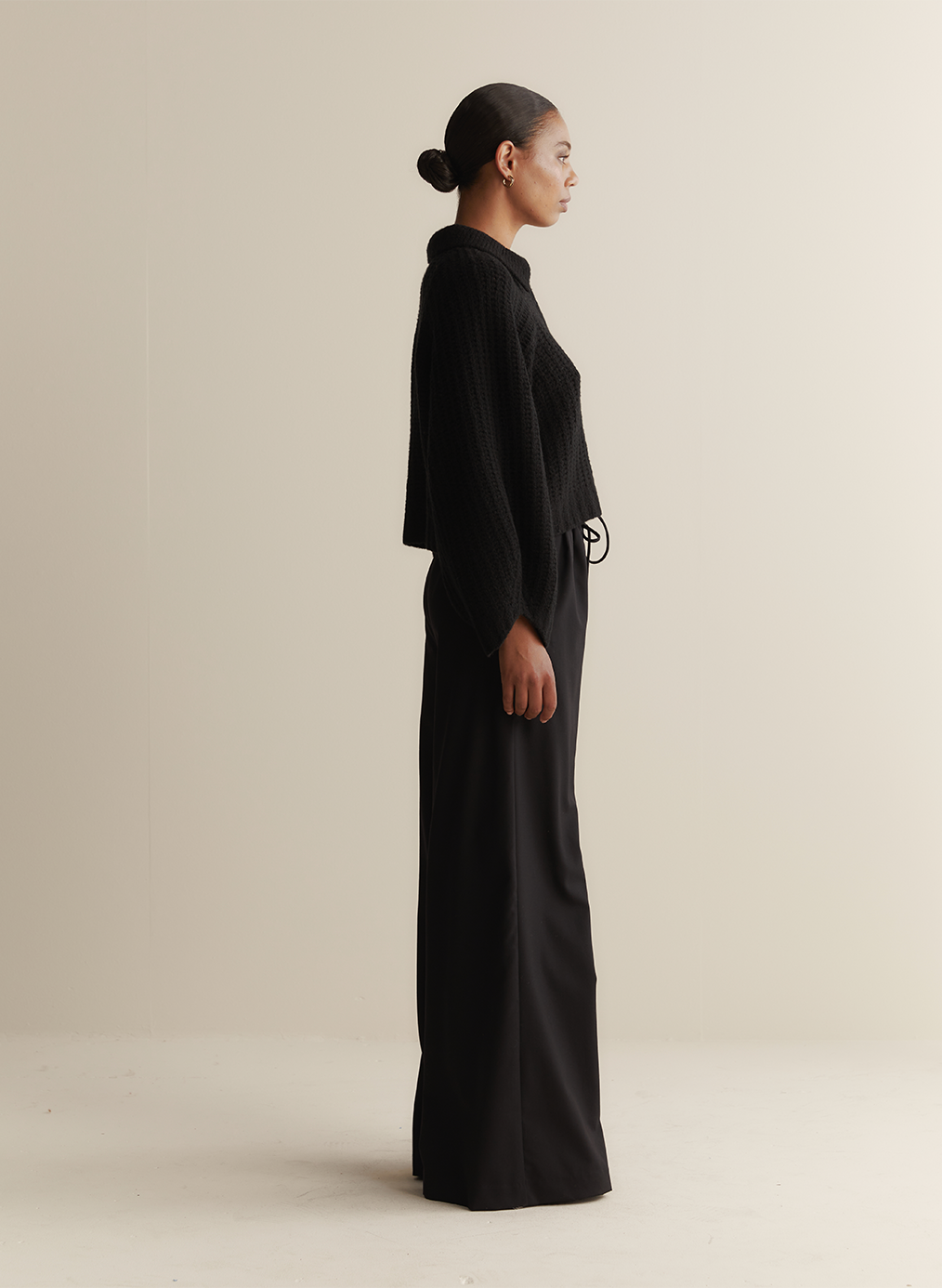 Alena Wool Knit | Black