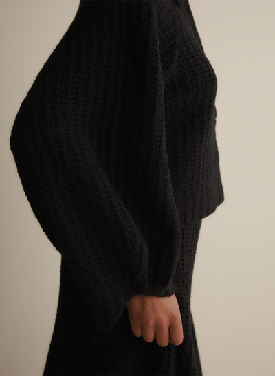 Alena Wool Knit | Black