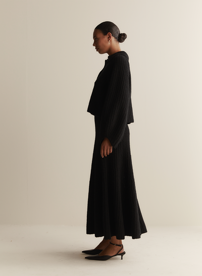 Alena Wool Knit | Black