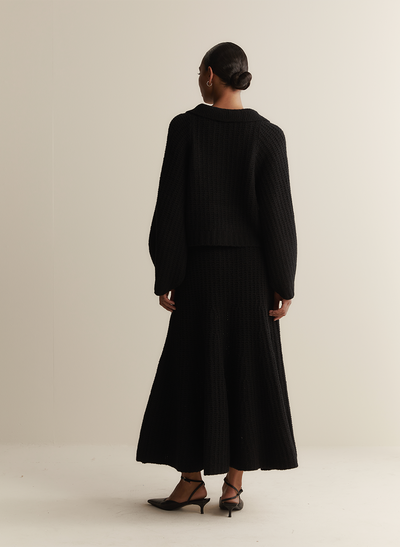 Alena Wool Knit | Black
