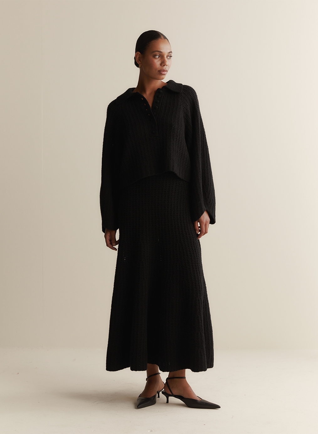 Alena Wool Knit | Black