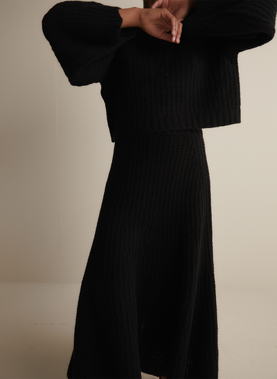 Alena Wool Knit | Black