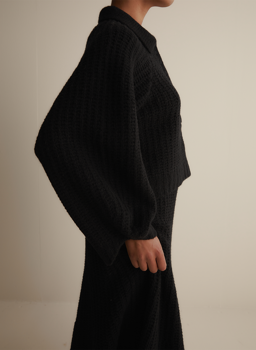 Alena Wool Knit | Black