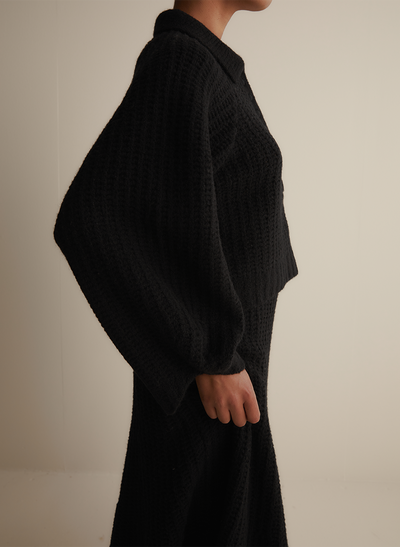 Alena Wool Knit | Black