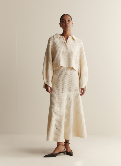 Alena Wool Knit | Cream