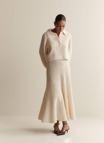 Alena Wool Knit | Cream