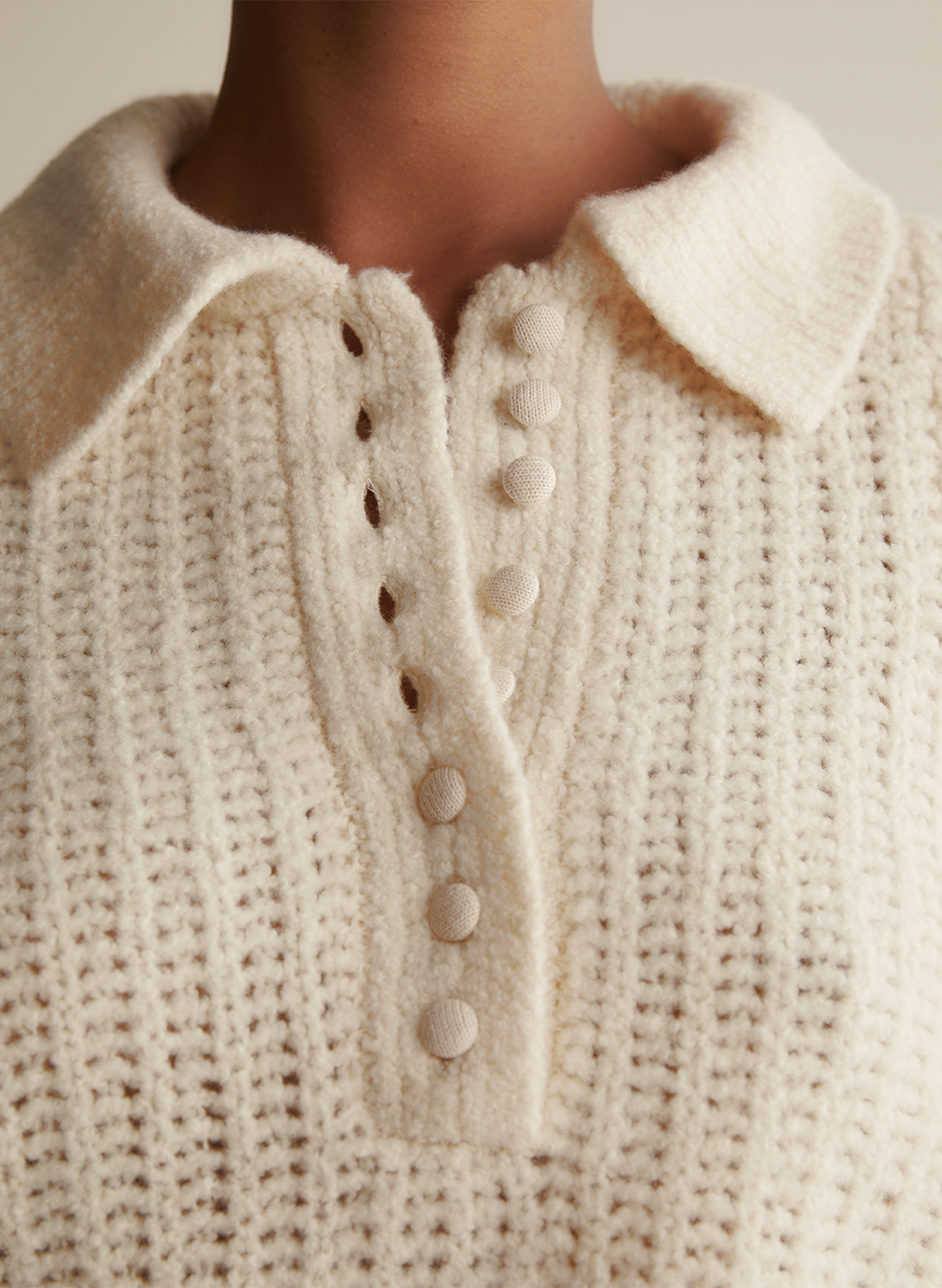 Alena Wool Knit | Cream