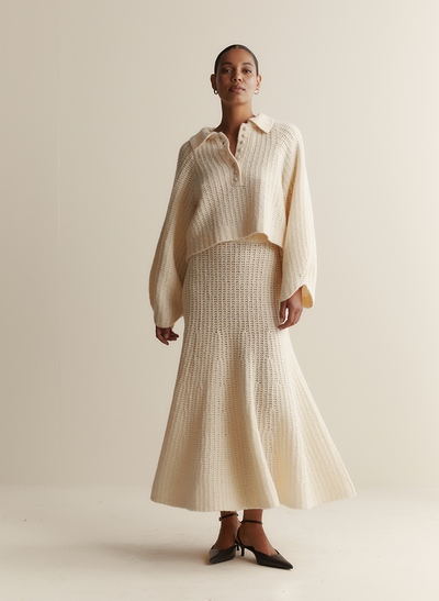 Alena Wool Knit | Cream