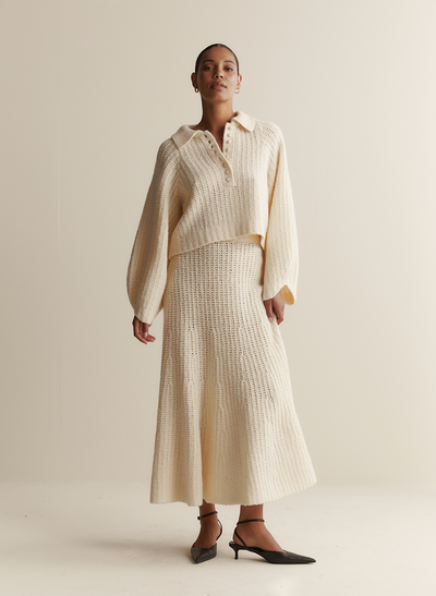 Alena Wool Knit | Cream