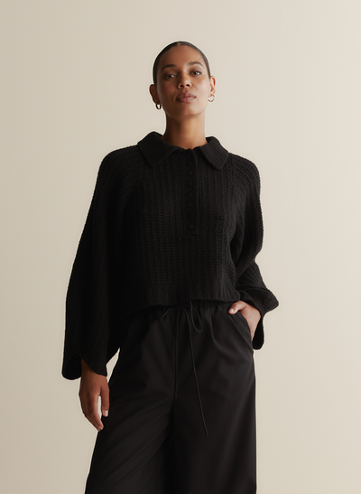 Alena Wool Knit | Black