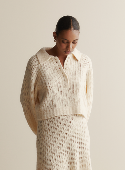 Alena Wool Knit | Cream