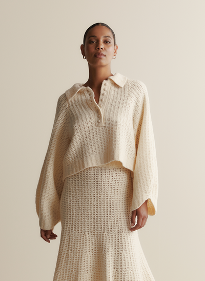 Alena Wool Knit | Cream
