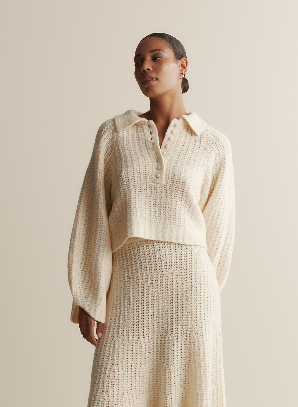 Alena Wool Knit | Cream
