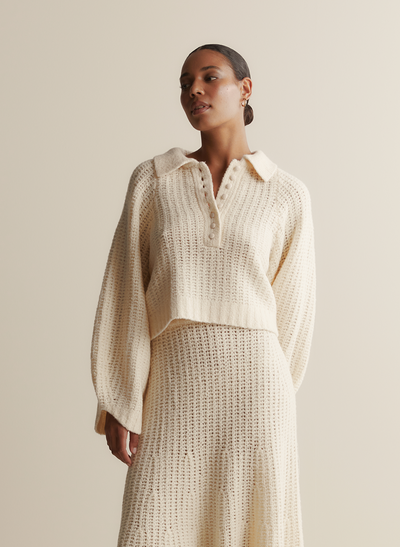 Alena Wool Knit | Cream